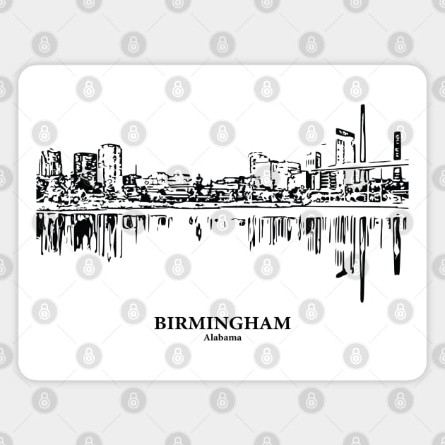 Birmingham - Alabama Magnet by Lakeric